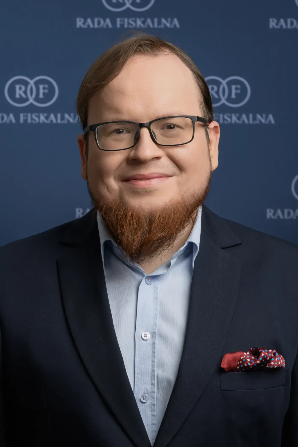 Portret biznesowy Marcin Wroński Rada Fiskalna fotograf w Warszawie Natalia Rakowska